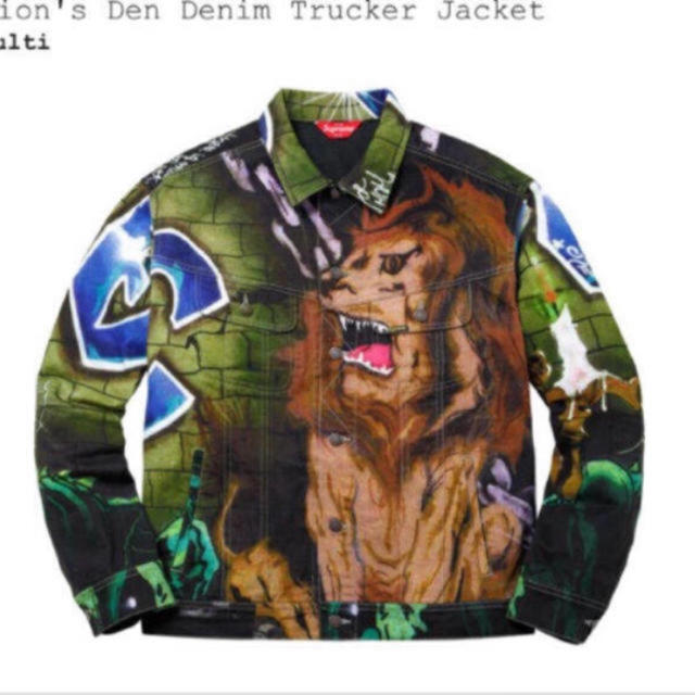 Supreme Lion's Den Denim Trucker Jaket