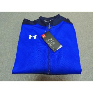 アンダーアーマー(UNDER ARMOUR)の【新品・タグ付】アンダーアーマー　　長袖ジャケット　ブルー/ネイビー(ウェア)