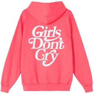 Girls Don't Cry LOGO HOODY PINK Msize(パーカー)