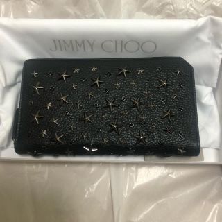 ジミーチュウ(JIMMY CHOO)のJIMMY CHOO CARNABY ジミーチュウカーナビークリスタルスタッズ(長財布)