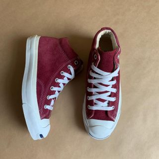 コンバース(CONVERSE)の☆美品☆23㎝☆コンバース ジャックパーセル スエード MID T802(スニーカー)