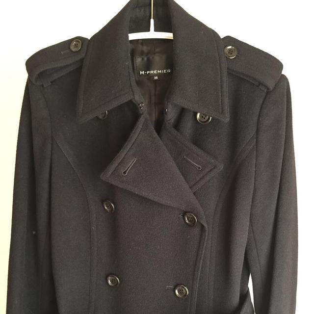 M-premier(エムプルミエ)のRINA様 ウールトレンチコート レディースのジャケット/アウター(ロングコート)の商品写真