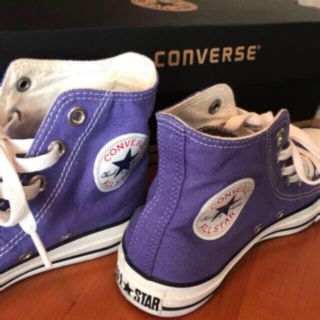 コンバース(CONVERSE)のSALE コンバースハイカット パープル 23.5cm(スニーカー)