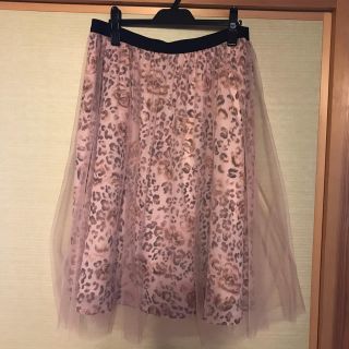 ローズティアラ(Rose Tiara)のタグ付け　ローズティアラ　大きいサイズ46 スカート(ひざ丈スカート)