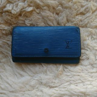 LOUIS VUITTON - ルイヴィトン エピ ブルー キーケース の通販 by り
