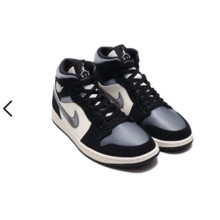 ナイキ(NIKE)のAIR JORDAN 1 MID SE BLACK/SMOKE 26cm(スニーカー)