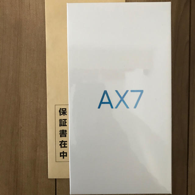 最終値下げoppo AX7 Gold 新品未開封スマホ/家電/カメラ