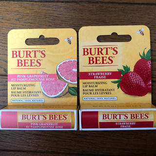 バーツビーズ(BURT'S BEES)の【新品】バーツビーズ リップクリーム 2個セット(リップケア/リップクリーム)
