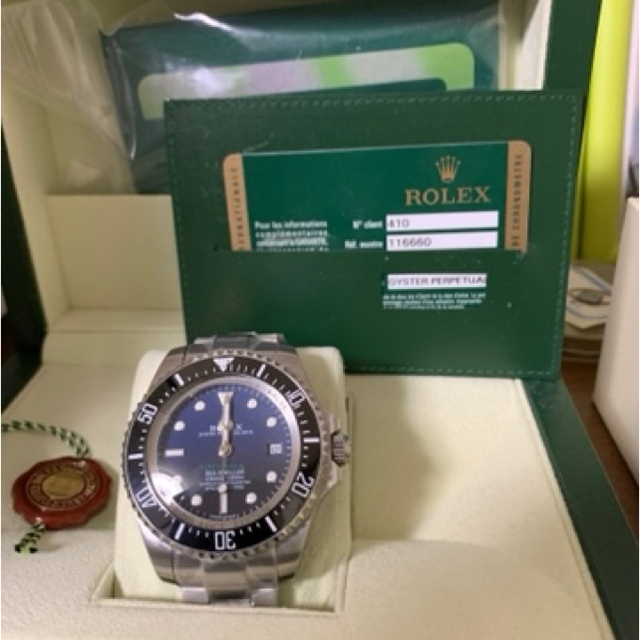 ROLEX - ROLEXシィードゥエラー  ディープシーDブルーダイヤル新品の通販 by スーパーラッキー