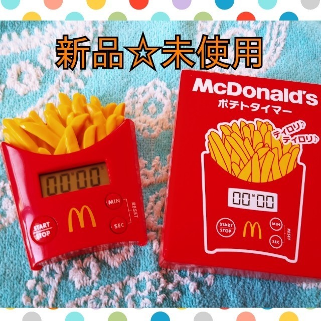 マクドナルド(マクドナルド)の2020マック福袋☆ポテトタイマー♪新品 エンタメ/ホビーのコレクション(ノベルティグッズ)の商品写真