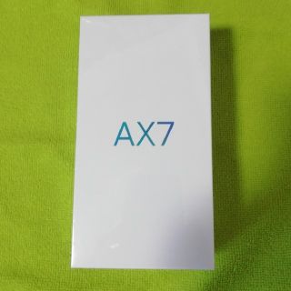 アンドロイド(ANDROID)の【新品未開封】OPPO AX7 【SIMフリー】(スマートフォン本体)