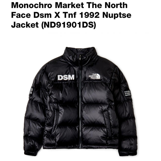 SサイズThe North Face Dsm X Tnf 1992 Nuptse