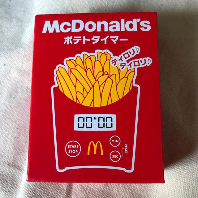 マクドナルド(マクドナルド)のマクドナルド　ポテトタイマー　未開封品 エンタメ/ホビーのコレクション(ノベルティグッズ)の商品写真