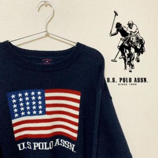 ポロラルフローレン(POLO RALPH LAUREN)のセット そるぴー様 U.S.POLO.ASSN. 星条旗 USA古着(ニット/セーター)