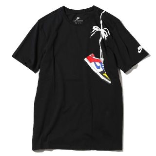 ナイキ(NIKE)のAtmos NIKE DUNK Tシャツ what the ブラック(Tシャツ/カットソー(半袖/袖なし))