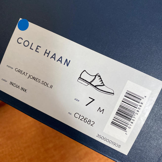 Cole Haan(コールハーン)の新品未使用コールハーン★革靴　サイズ7★メンズ25cm相当 メンズの靴/シューズ(ドレス/ビジネス)の商品写真