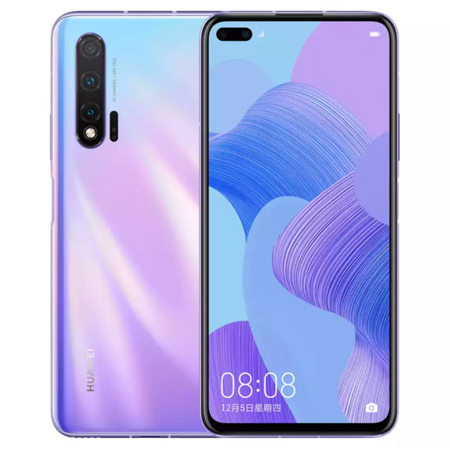 ANDROID(アンドロイド)のHUAWEI NOVA6 8+128GB 紫　4G版（予約用 スマホ/家電/カメラのスマートフォン/携帯電話(スマートフォン本体)の商品写真