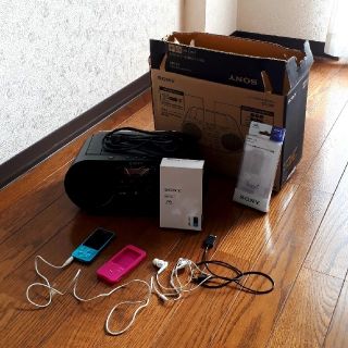 ソニー(SONY)のソニー　セット販売　すぐに録音出来ます。(ポータブルプレーヤー)