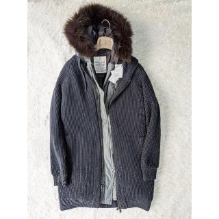 ブルネロクチネリ(BRUNELLO CUCINELLI)の2019FW ブルネロクチネリ フォックス カシミア ニット ダウン コート S(ダウンコート)