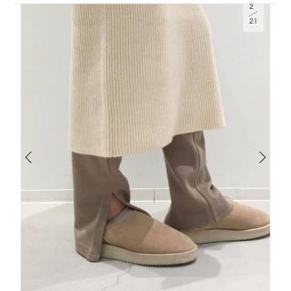 アパルトモンドゥーズィエムクラス(L'Appartement DEUXIEME CLASSE)のお値下げ☆アパルトモン☆Wool Zip Legins☆新品(レギンス/スパッツ)