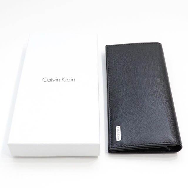 Calvin Klein 新品 カルバンクライン 財布 二つ折り 長財布 メンズ レザー 大容量 ブラックの通販 By The Gift カルバンクラインならラクマ