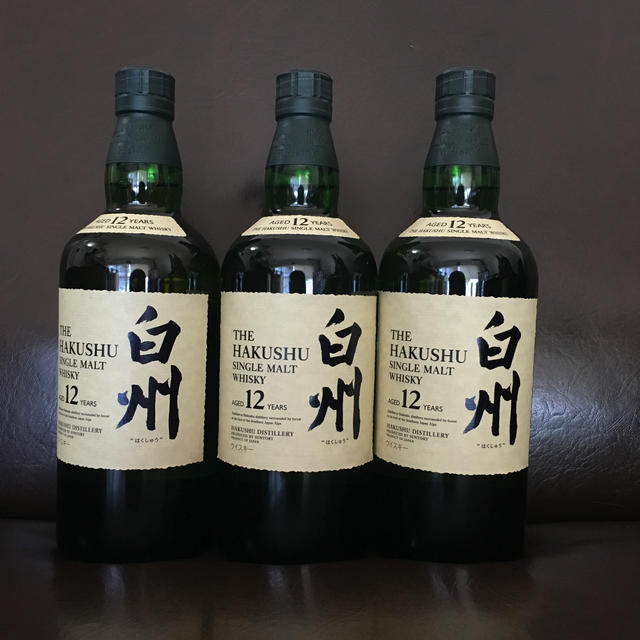 おしゃれ】 サントリー - 白州12年 700ml 未開栓 3本 ウイスキー