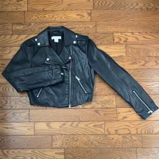 エイチアンドエム(H&M)のH&M ショート丈 ライダース(ライダースジャケット)