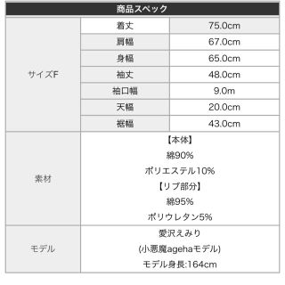 エミリアウィズ DINNERビッグシルエットプルオーバー ホワイト