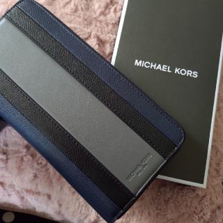 Michael Kors - ゆう様専用 マイケルコース 長財布 ネイビー ブラック