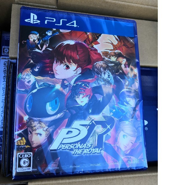 PlayStation4(プレイステーション4)の新品☆PS4 ペルソナ5 ザ・ロイヤル  エンタメ/ホビーのゲームソフト/ゲーム機本体(家庭用ゲームソフト)の商品写真