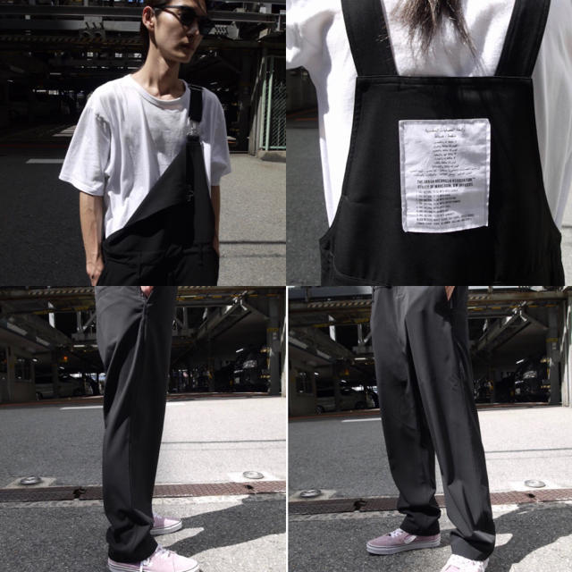 UNUSED(アンユーズド)の19aw Black Weirdos Overalls オーバーオール 黒 メンズのパンツ(サロペット/オーバーオール)の商品写真