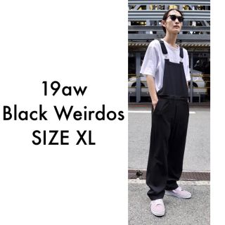 アンユーズド(UNUSED)の19aw Black Weirdos Overalls オーバーオール 黒(サロペット/オーバーオール)