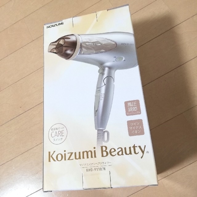 KOIZUMI(コイズミ)のりゅう様専用❤️新品未開封❤️　KOIZUMI　マイナスイオンドライヤー スマホ/家電/カメラの美容/健康(ドライヤー)の商品写真