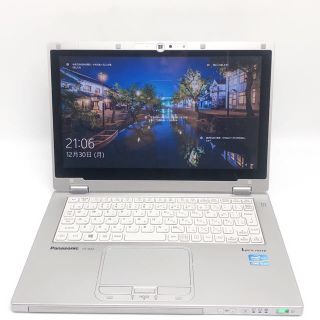 パナソニック(Panasonic)の美品パナソニックCF-AX2 i5/8G/SSD256/Office/209 (ノートPC)