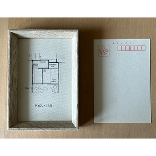 オリジナルポストカード6枚額縁付セット【建築物：茶室、古民家（合掌造り）】(アート/写真)