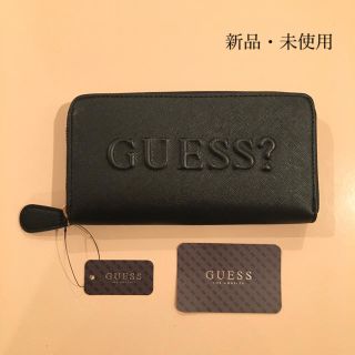 ゲス(GUESS)の【新品・未使用】GUESS 長財布 ブラック(財布)