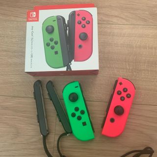 ニンテンドースイッチ(Nintendo Switch)のaki様専用  switch コントローラー Joy-Con 緑/ピンク(家庭用ゲーム機本体)