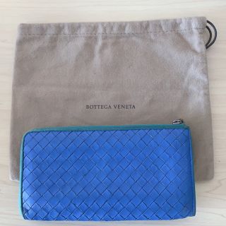 ボッテガヴェネタ(Bottega Veneta)のボッテガヴェネタ　長財布　ブルー(長財布)