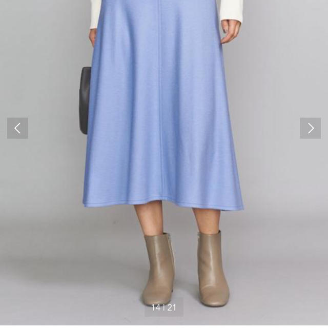 UNITED ARROWS(ユナイテッドアローズ)の最終価格BEAUTY&YOUTH UNITED ARROWS フレアスカート新品 レディースのスカート(ひざ丈スカート)の商品写真