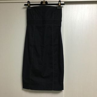 ザラ(ZARA)のデニム ベアワンピ(ミニワンピース)