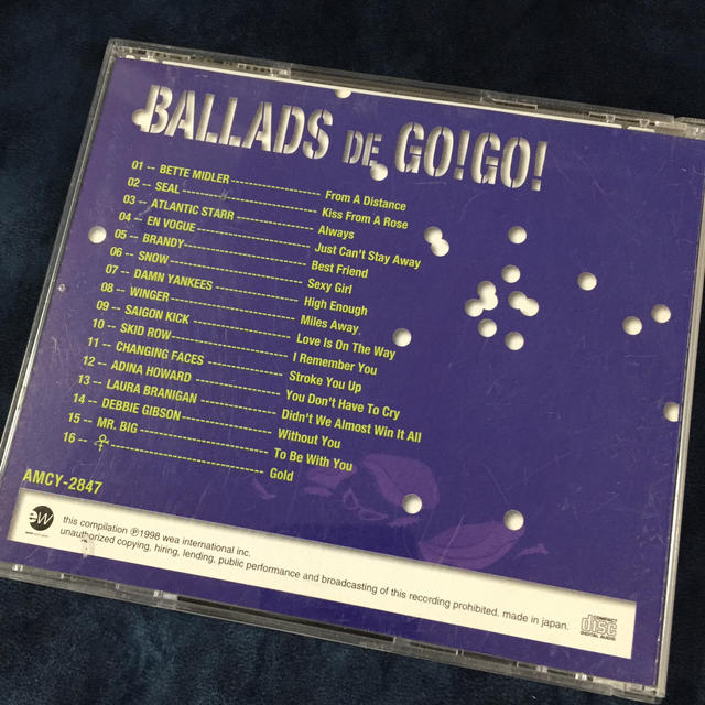 BALLADS・DE・GO!GO! エンタメ/ホビーのCD(ポップス/ロック(洋楽))の商品写真