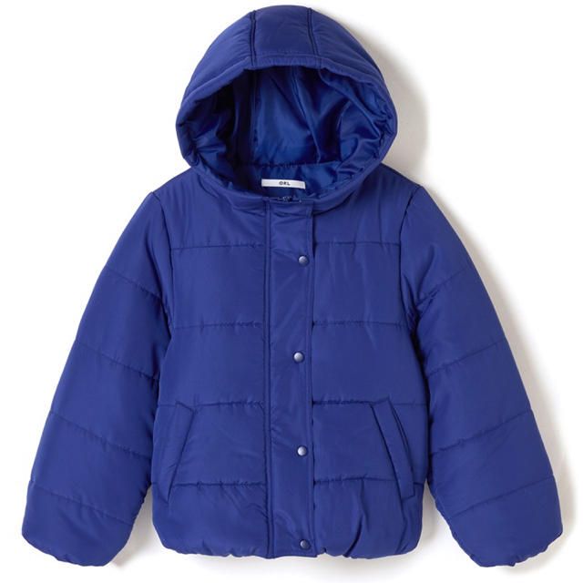GRL(グレイル)のカラーフードエコダウンジャケット ブルー レディースのジャケット/アウター(ダウンジャケット)の商品写真