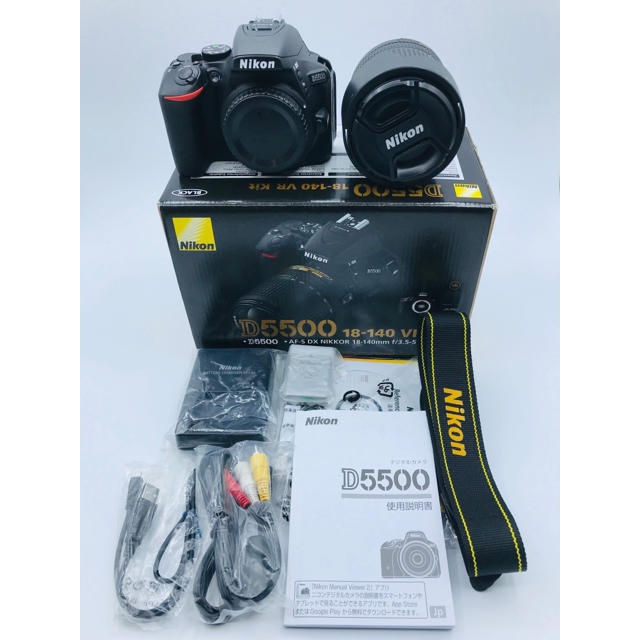 カメラ【超美品】Nikon D5500 ズームキット 18-140mm VR