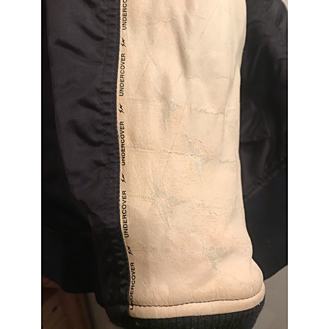 UNDERCOVER - Undercover Fragment AFFA MA-1 黒 オリジナルの UNDERCOVER - Undercover Fragment AFFA MA-1 黒 オリジナルの