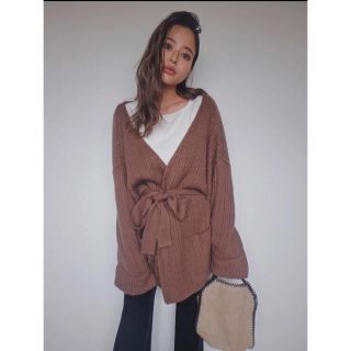 アリシアスタン(ALEXIA STAM)のみく様専用　TRUNC 88 Both Sides Rib Cardigan(カーディガン)