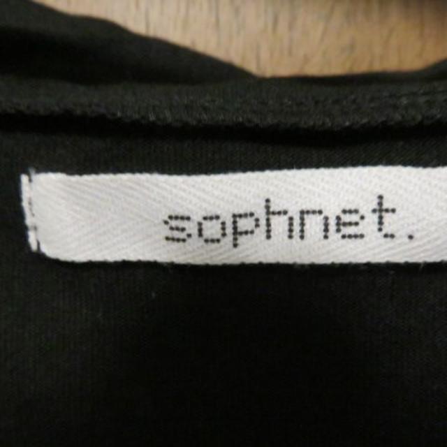 SOPHNET.(ソフネット)の美品☆レア！SOPHNET.　カーディガン　ストール　黒　フリーサイズ レディースのファッション小物(ストール/パシュミナ)の商品写真