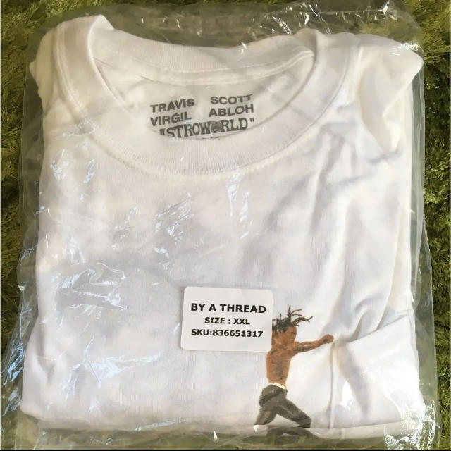 OFF-WHITE(オフホワイト)の【XXL】Travis Scott × off-white Tee 限定　XXL メンズのトップス(Tシャツ/カットソー(半袖/袖なし))の商品写真
