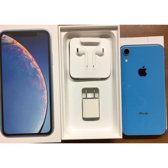 iPhone XR ブルー　128G simフリー