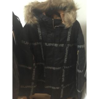 シュプリーム(Supreme)の＊chani様専用＊ supreme logo tape n-3b parka(ミリタリージャケット)