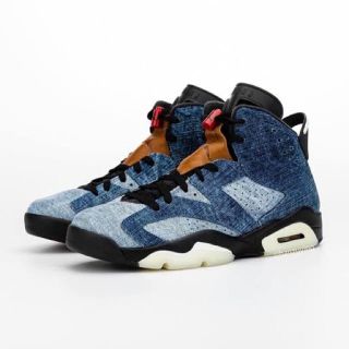 ナイキ(NIKE)のAIR JORDAN 6 RETRO WASHED DENIM 28.5(スニーカー)